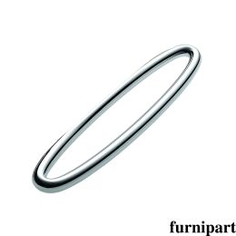 Greep Oakly 10x160x224mm glimmend chroom