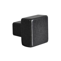 Knop Telfort 30mm zwart ijzer