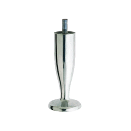 Meubelpoot 130mm gepolijst