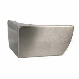 Meubelpoot 80mm aluminium geborsteld plaat