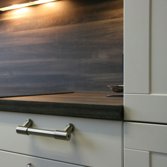 Belair set voetjes Ø 22mm RVS look