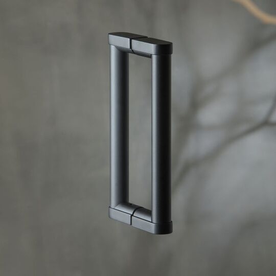 Deurgreep set Ø18  Mat Messing  leverbaar in 3 lengte maten