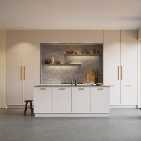 Greep Ante Walnoot  leverbaar in 4 boorafstanden