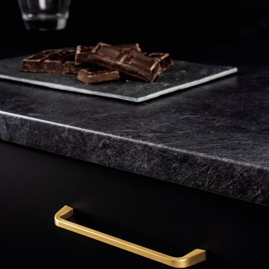 Greep Etsee 9x160x171mm Geborsteld goud