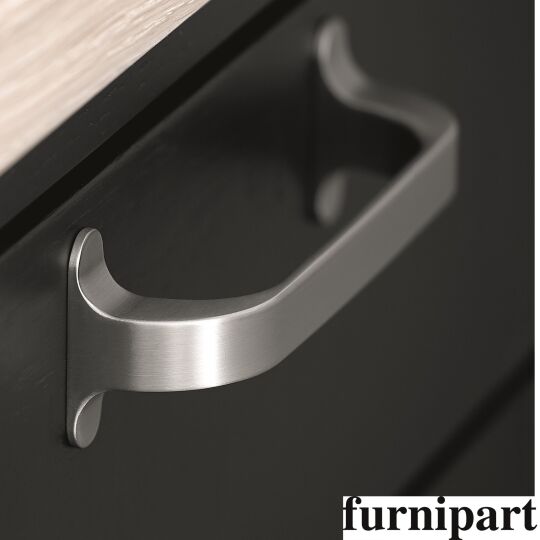 Greep locker 13x128x140mm donker antiek brons dgh