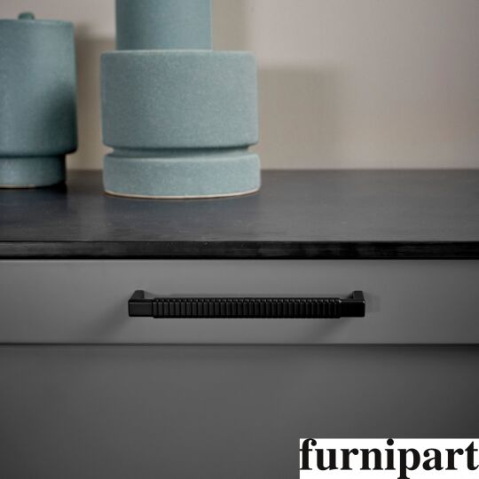 Greep Rotan 14x160x168mm Mat zwart