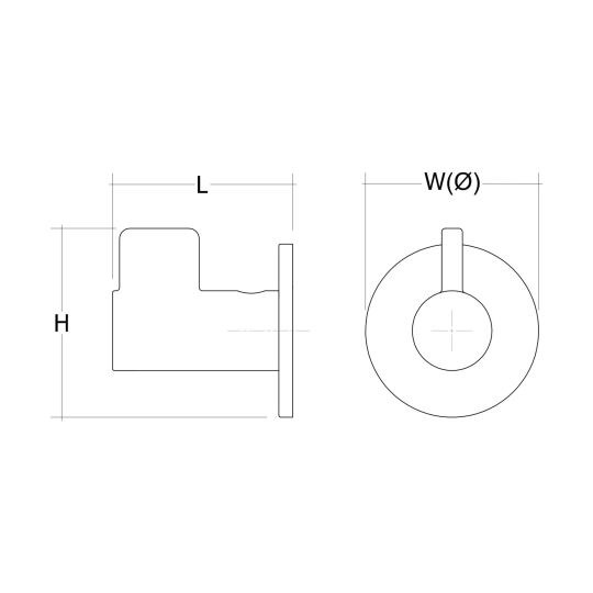 wand haak handdoek haak