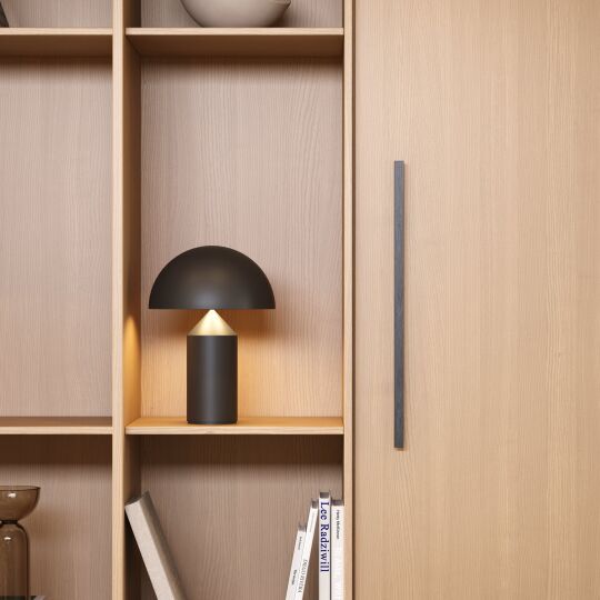 Houten greep Japan Zwart 160mm en 224mm