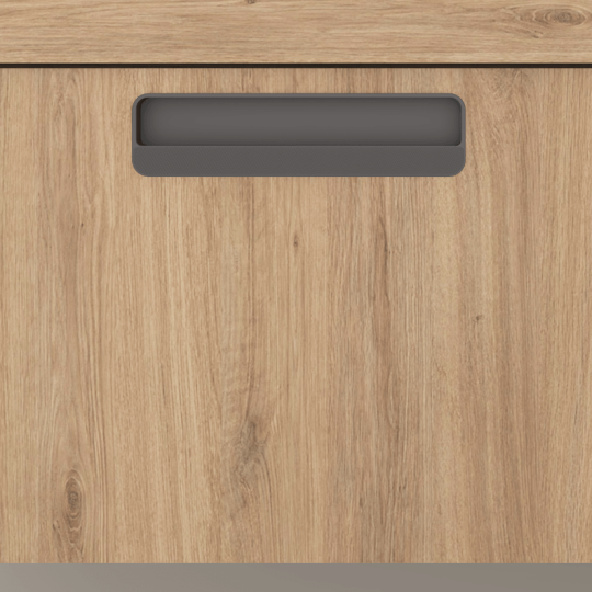 Infreesgreep Kuma 50x200mm Mat zwart