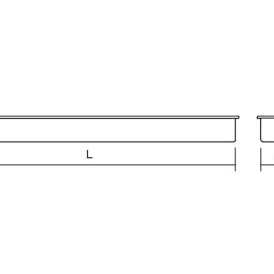 Infreesgreep small 25x155x160mm Mat zwart