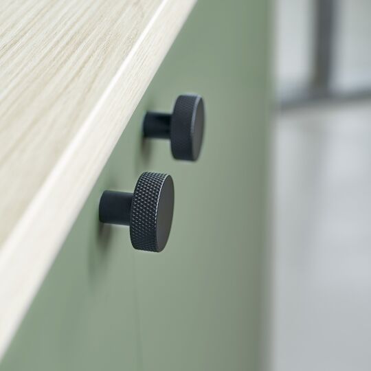 Knop Simon Ø-35mm H-29mm Donker antiek brons