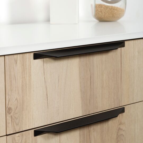 Profiel greep hook  mat Zwart