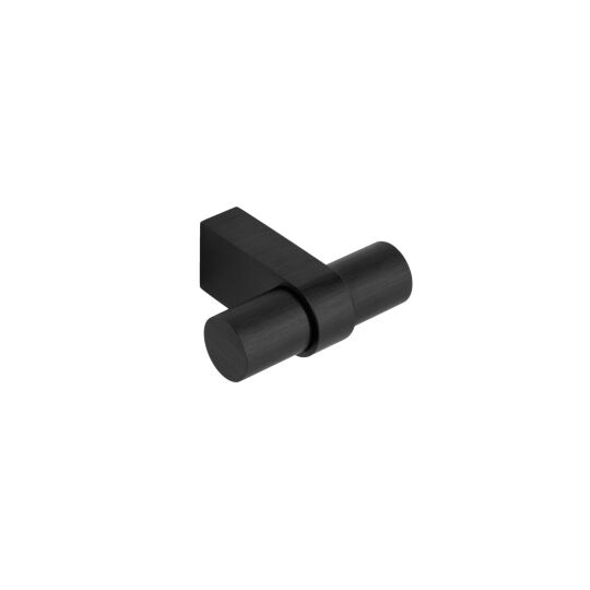 T Knop Nobb 16,5x52mm H-45mm Mat zwart geborsteld